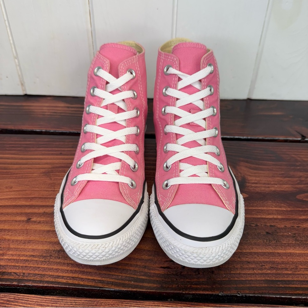 Converse Chuck Taylor All Star High Top Sneakers – Pink - Women’s Size 7 - Picture 3 of 9